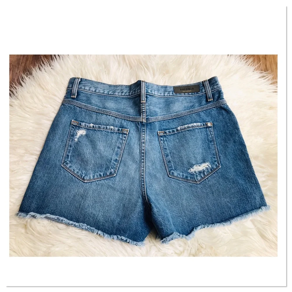 Baldwin Kansas City Maddie Jean Shorts Blue Size 32